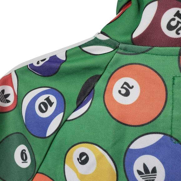 Rare Jeremy Scott x Adidas Green Billiards Track Jacket Pool Balls 2012 - Picture 13 of 15